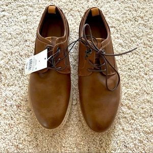 NWT Goodfellow men’s brown Oxford lace up shoes
